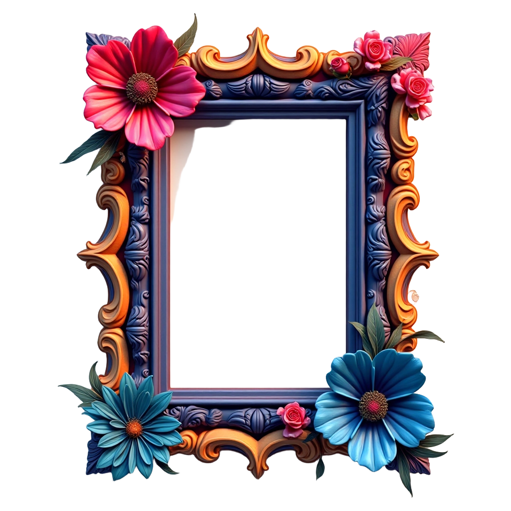 Floral Fantasy Frame